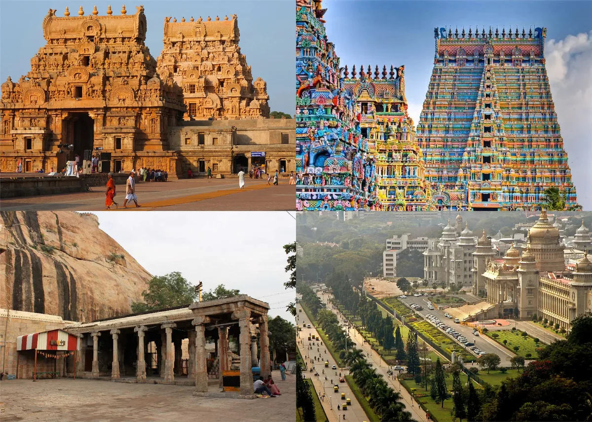 Kumbakonam → Thanjavur → Srirangam → Namakkal → Bangalore